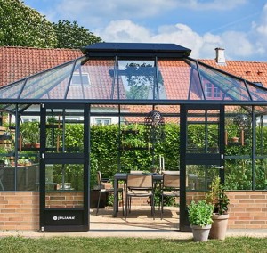 szklarnia oranżeria na murek juliana grand oase 18,8 m² (3,68x5,11)
