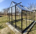 szklarnia magnum 9,9m² (2,57x3,84), czarna