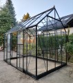 szklarnia halls icon planthouse, 9,7m² (2,55x3,79), czarna