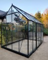 szklarnia halls icon planthouse, 9,7m² (2,55x3,79), czarna