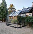 szklarnia halls icon planthouse, 9,7m² (2,55x3,79), czarna