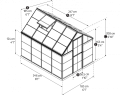 szklarnia regina 4,5m² (1,85x2,48)