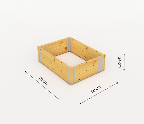 warzywnik drewniany 60cm
