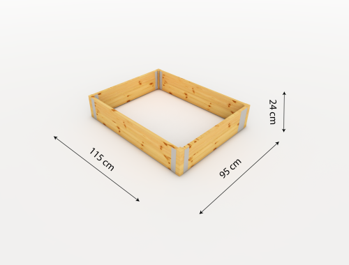 warzywnik drewniany 95cm