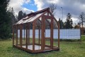 szklarnia drewniana tartu 5,55 m² (1,95x2,85)