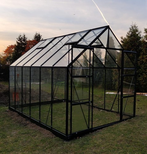 szklarnia magnum 9,9m² (2,57x3,84), czarna