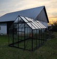 szklarnia magnum 9,9m² (2,57x3,84), czarna