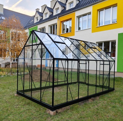 szklarnia magnum 11,5m² (2,57x4,46), czarna