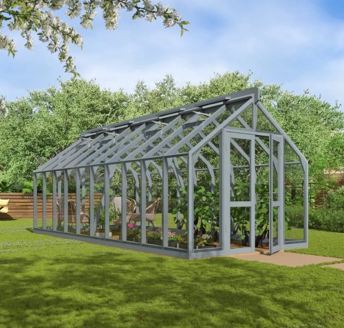 szklarnia drewniana paranawa max 21,15m² (3,00x7,05)